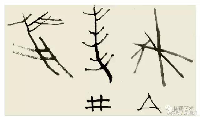 梅花花朵的国画画法视频,大写意梅花枝干国画画法