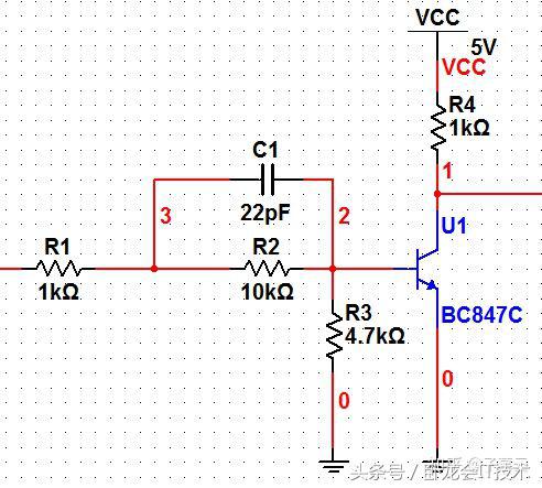 三极管自激振荡开关电源电路图,三极管如何判断它工作在开关状态