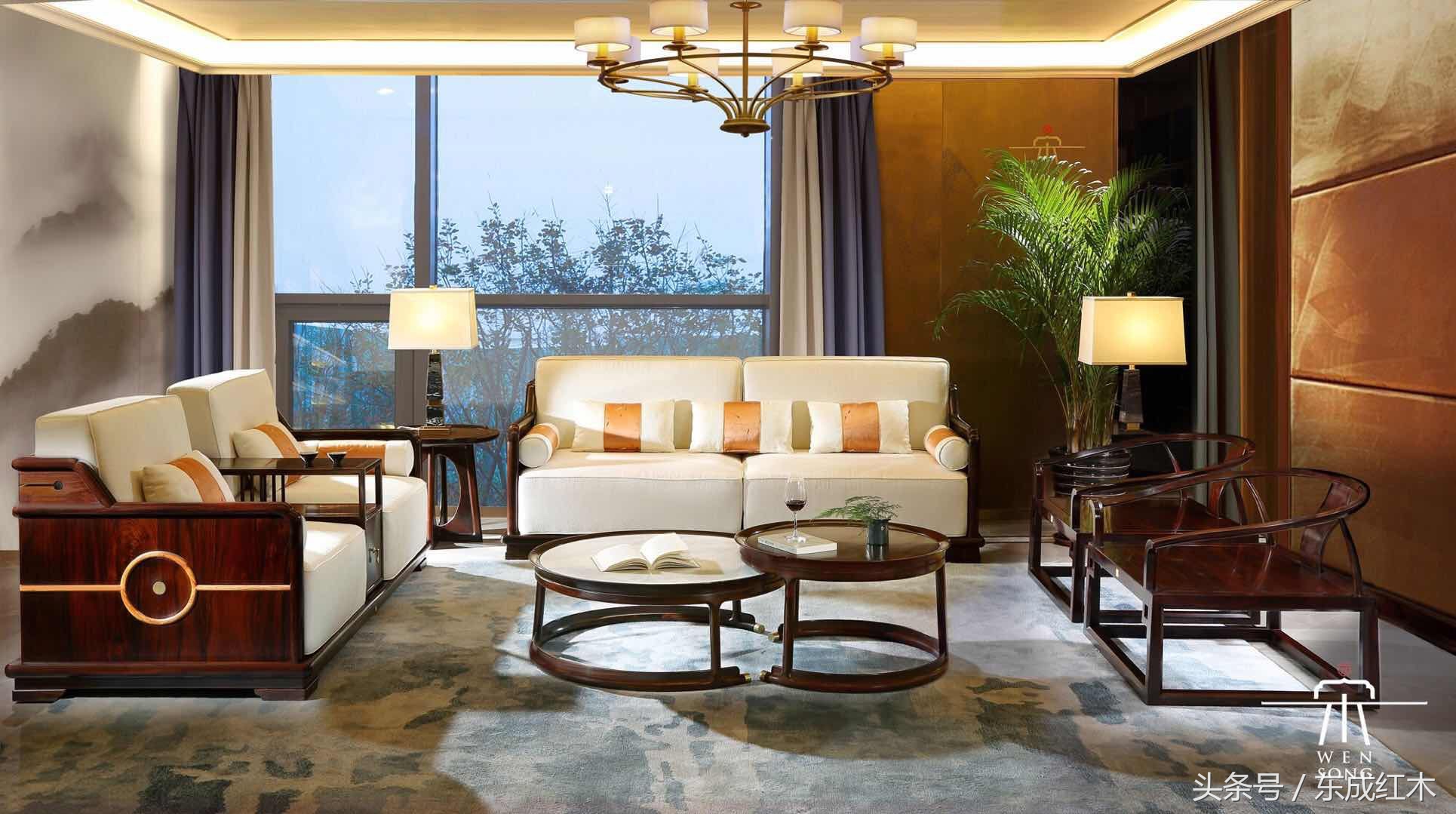 中式红木装修传承中式美学文化,红木家具与苏式园林