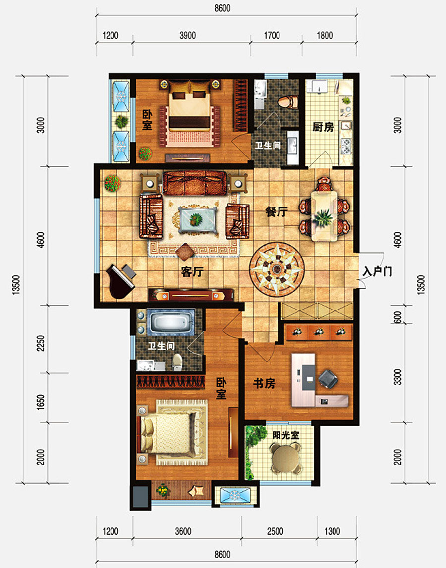 房地产公司复式户型设计图,楼盘户型设计图大全