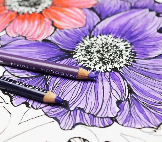 画彩铅感觉层次不够,画画教程7-12岁动漫人物彩铅上色