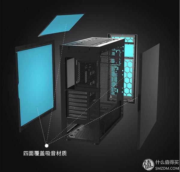 Ryzen性价比配置，搭配金河田预见21+静音机箱，成品很不错