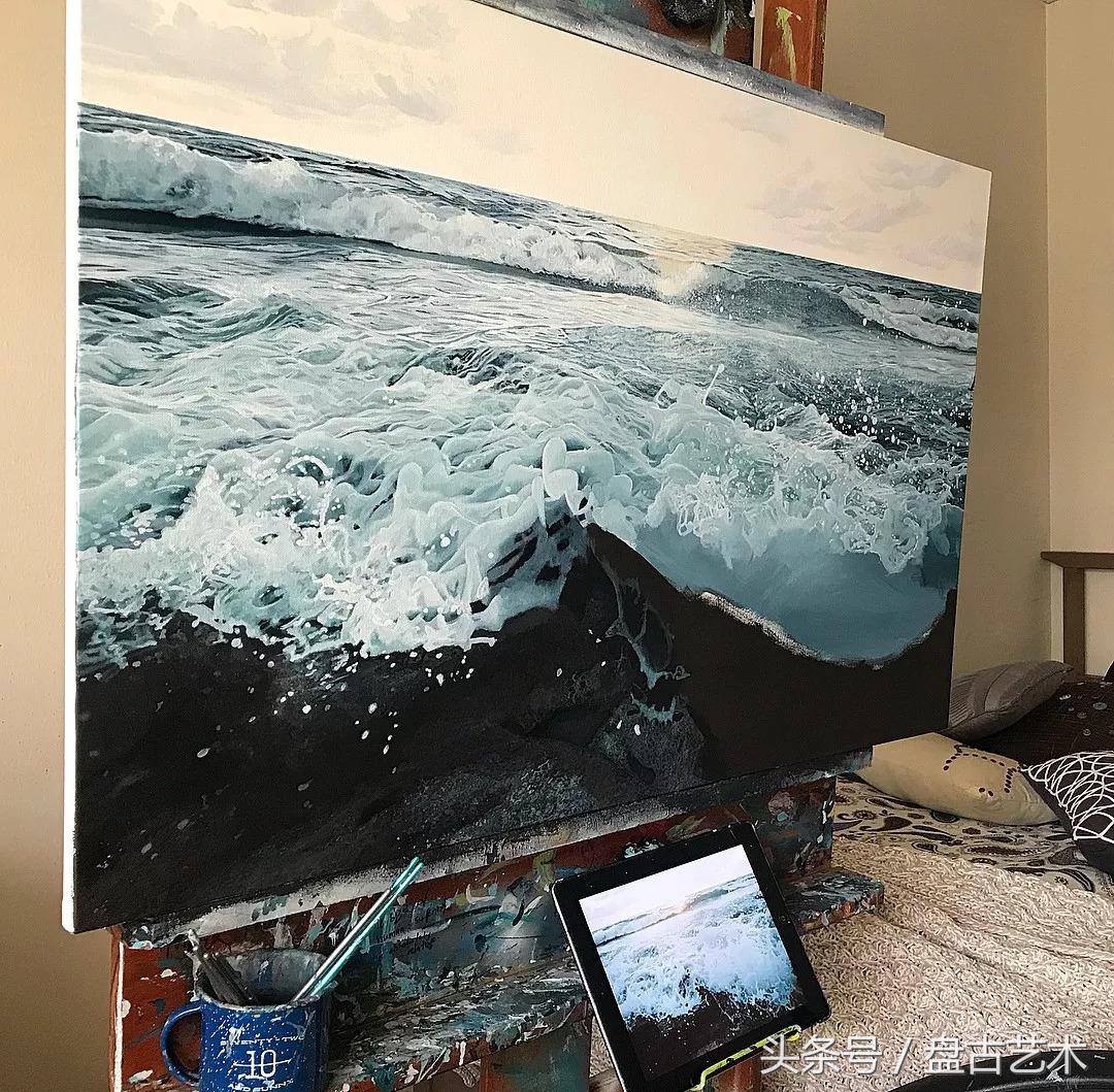 惹不起了不起！00后都画成这样了（盘古文化艺术油画国画批发