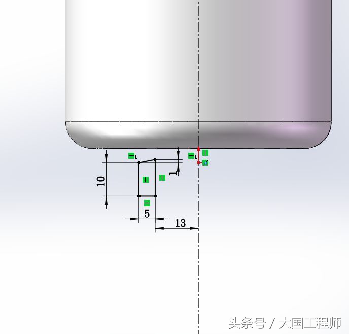 solidworks如何建立辊压痕迹,solidworks用抽壳方式画瓶子