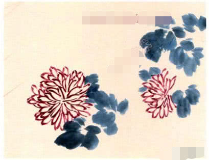 写意菊花画法笔法清晰一看就会,写意菊花的画法步骤图