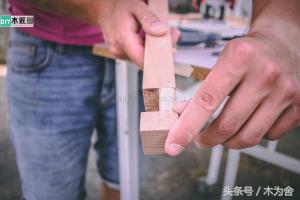 榫卯结构创意性应用,简单榫卯桌子教程图解
