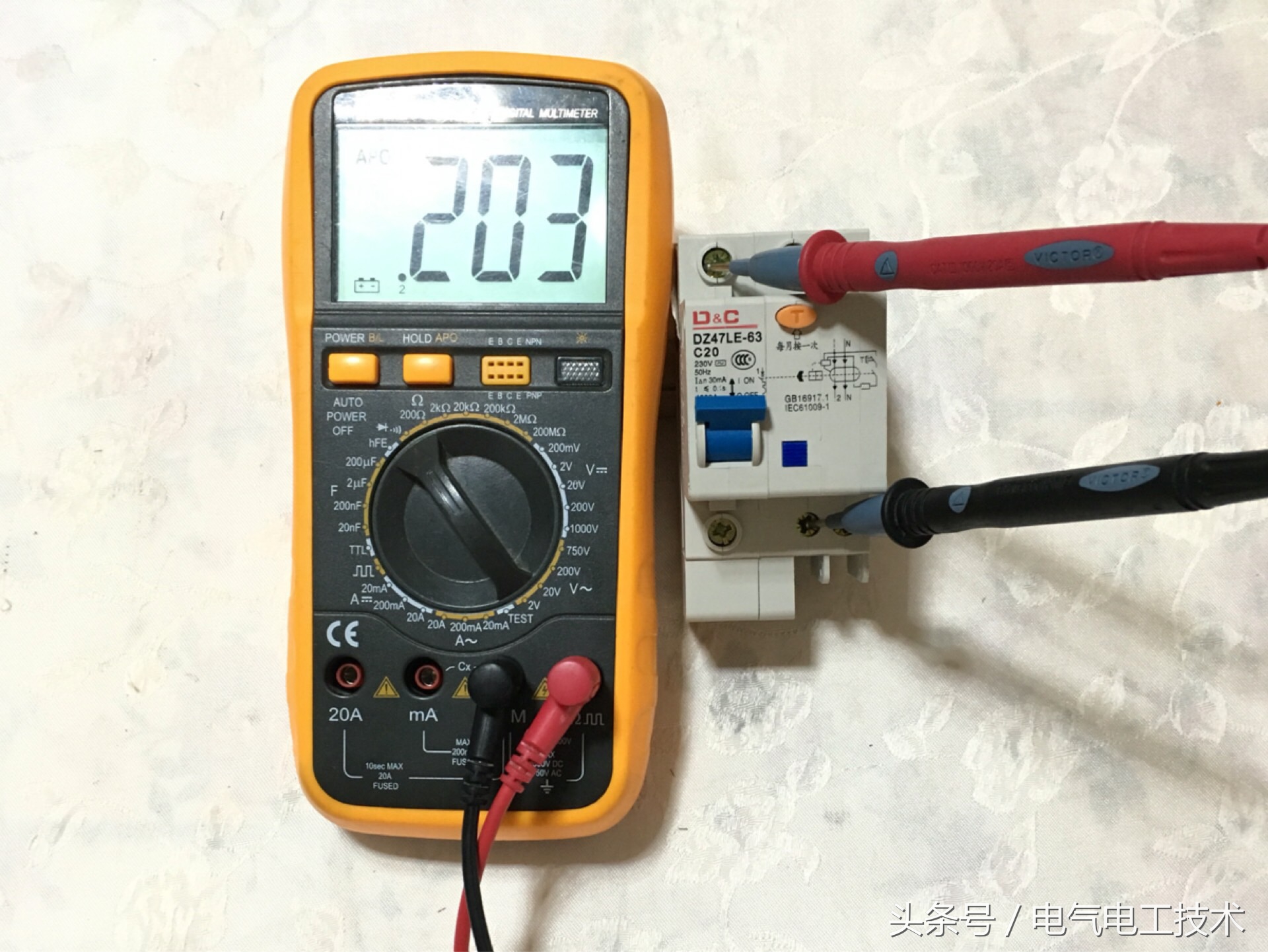 电工漏保接线,漏保左火右零接线图