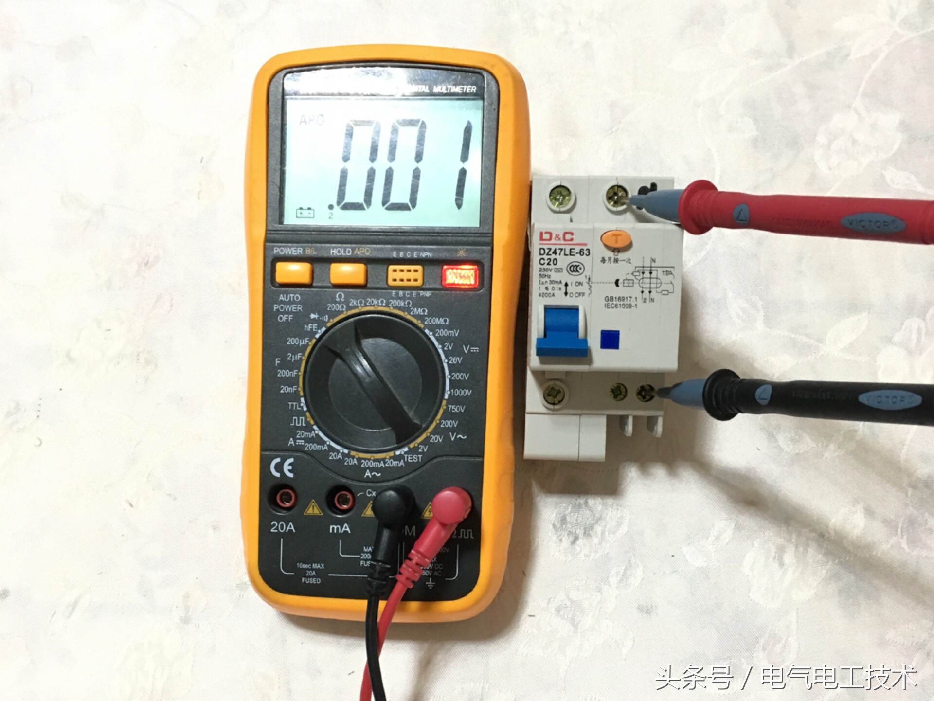 漏保怎么接线才正确,漏保左火右零接线图