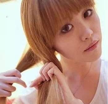 韩式慵懒盘头发的简单方法,韩式盘头发