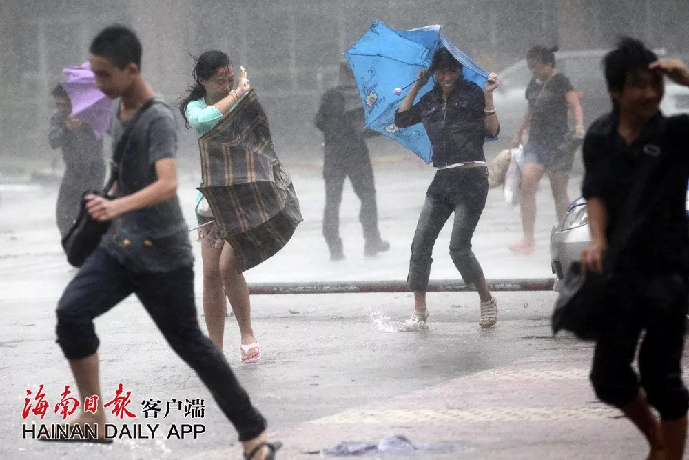 海南省近几年台风哪一年最多,海南史上最强台风爆笑视频