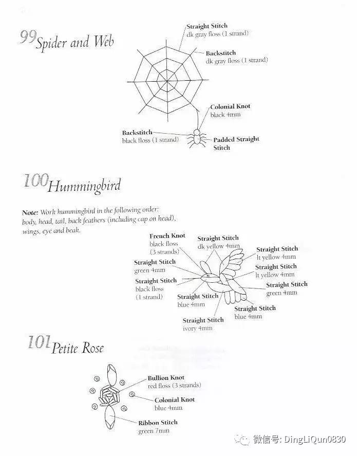 字母刺绣教程针法,字母刺绣针法图解