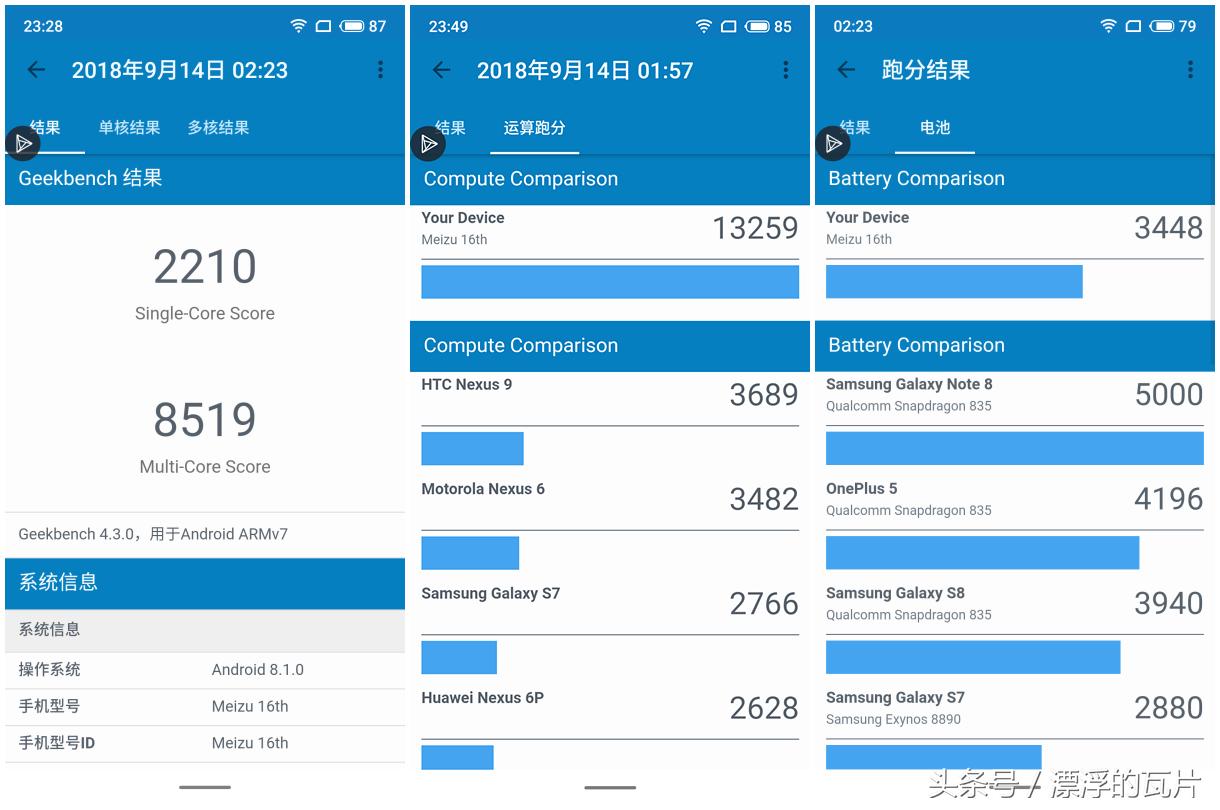 魅族16性能测试,魅族16S游戏测试