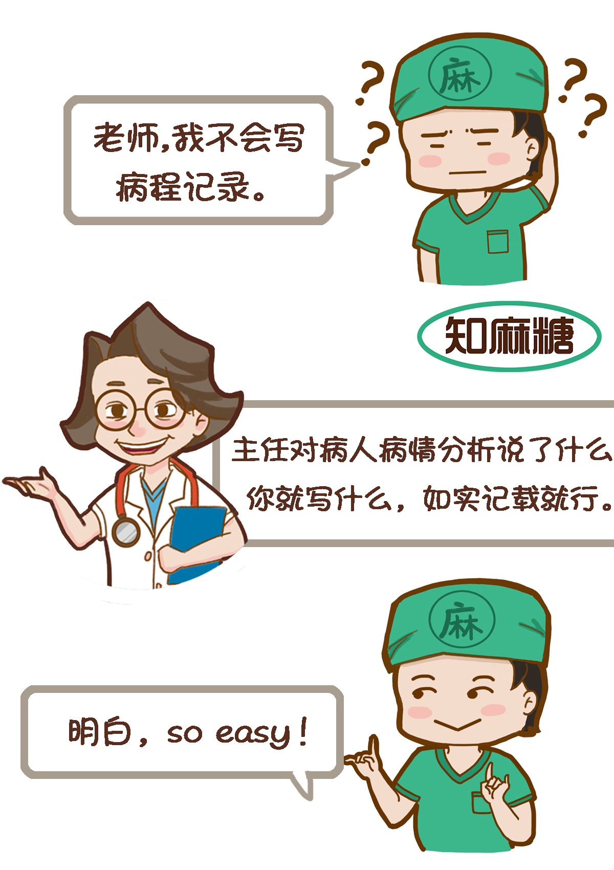 今天天气暖洋洋,今天天气暖洋洋我和主任去查房