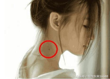 痣相图解:女人脖子上有痣图解