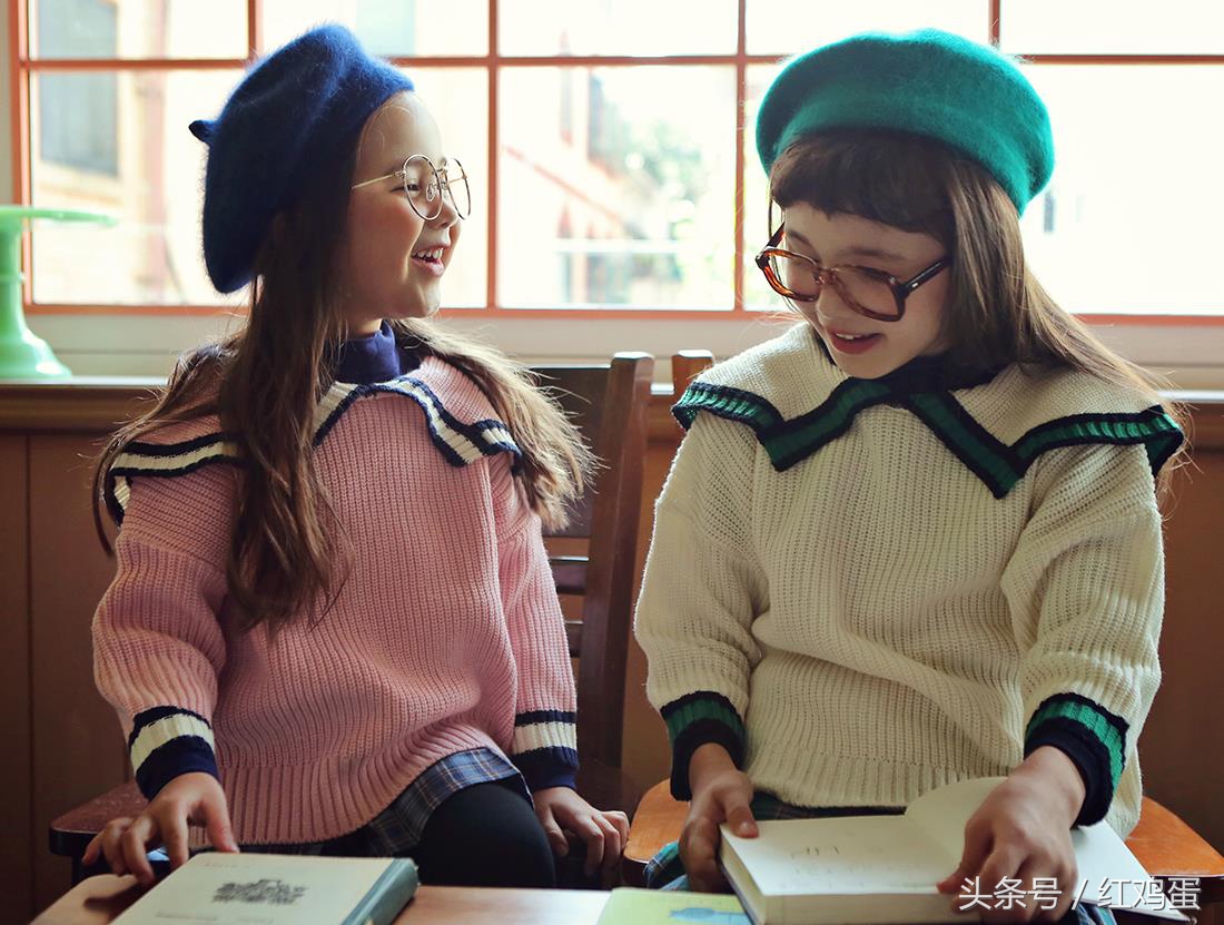 七岁女孩衣服秋冬款韩货,韩国女童6-12岁套装潮流