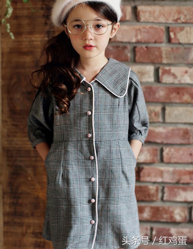 七岁女孩衣服秋冬款韩货,韩国女童6-12岁套装潮流