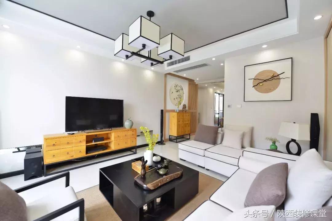 明亮黄客厅装修效果图,30平方客厅装修效果