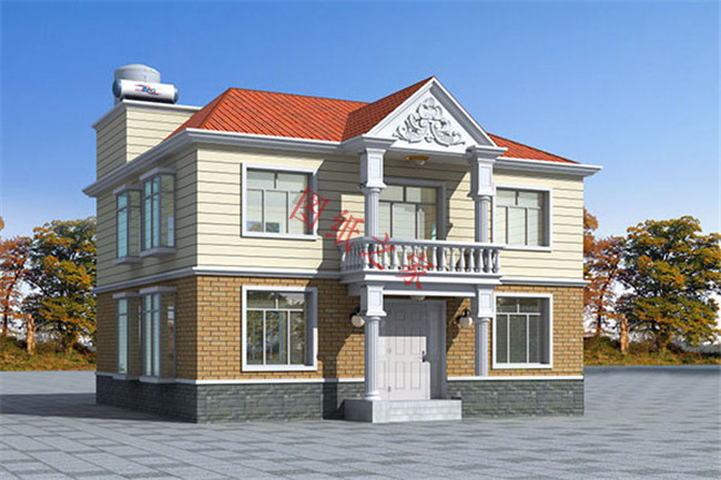 50套农村两层别墅效果图,十款经典农村二层半别墅效果图