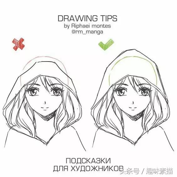 动漫人物帽子画法慢教程,各种各样的帽子画法