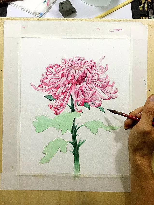 拥有800万超高人气，看看这位大神，是如何用水溶彩……