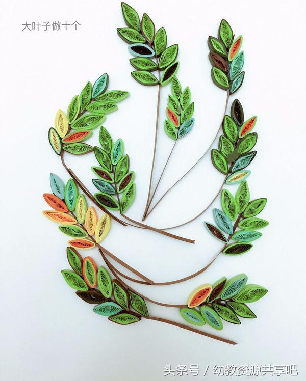 衍纸基础卷法教程衍纸版,基础衍纸作品及教程