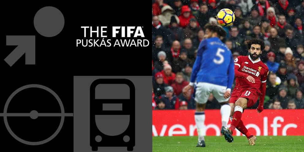 倒挂金钩c罗萨拉赫,fifa普斯卡什最佳进球奖