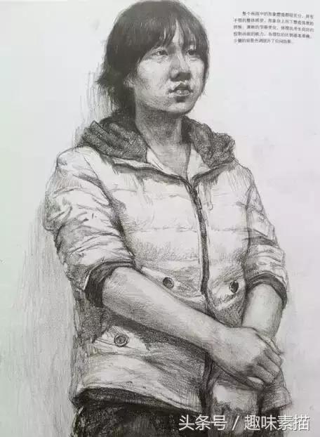 清华美院素描高分卷赏评,清华美院临摹千里江山图