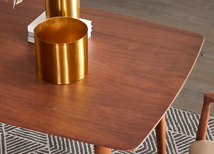 原木餐桌与实木餐桌的区别图片,实木餐桌木材档次排名