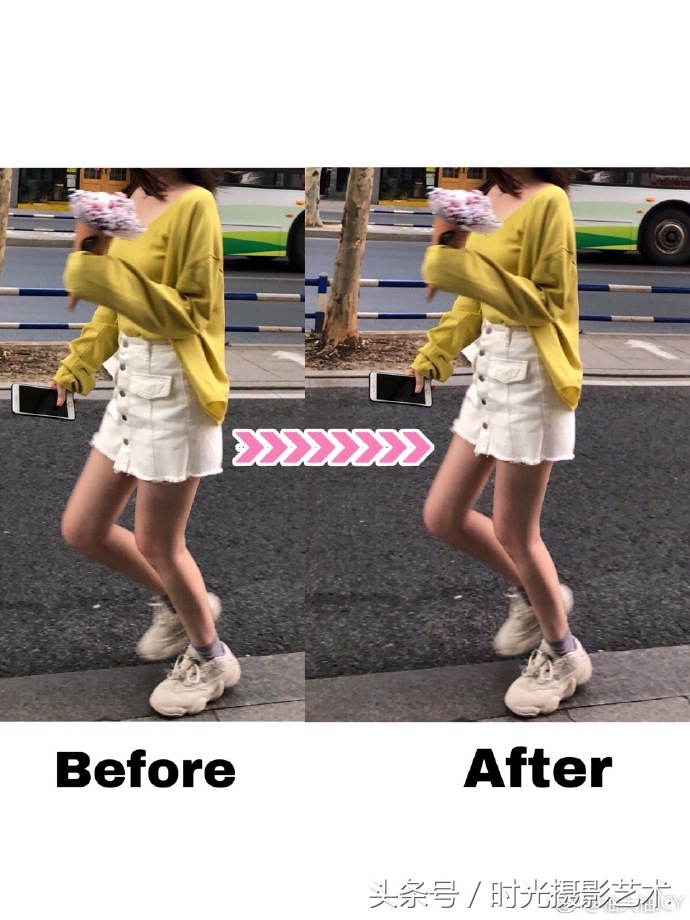 手机摄影腿长的拍照姿势,自拍怎么拍出超长腿