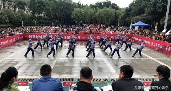 南充北湖广场舞大赛,南充西巷广场舞决赛