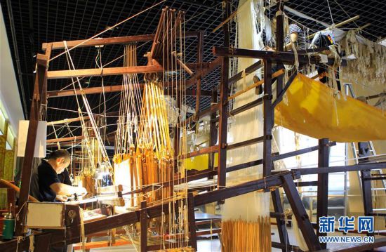 南京云锦寸金工艺,江苏的南京云锦