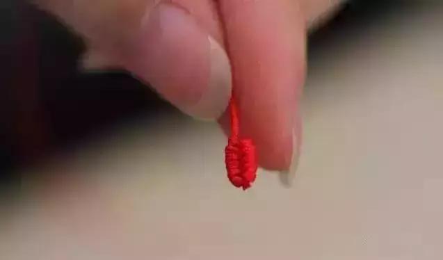 蜜蜡文玩手串绳子双股打结方法,文玩核桃手串单线打结方法