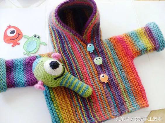 宝宝针织连体衣教程,婴儿连体衣超厚无帽