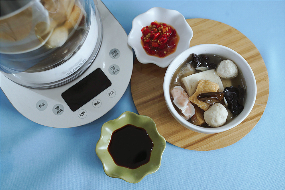 国庆在家拔草,养生壶版的海鲜风味关东煮