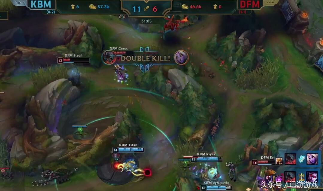 英雄联盟S8入围赛DFM的VN表现一般网友:别说是和Uzi学的!