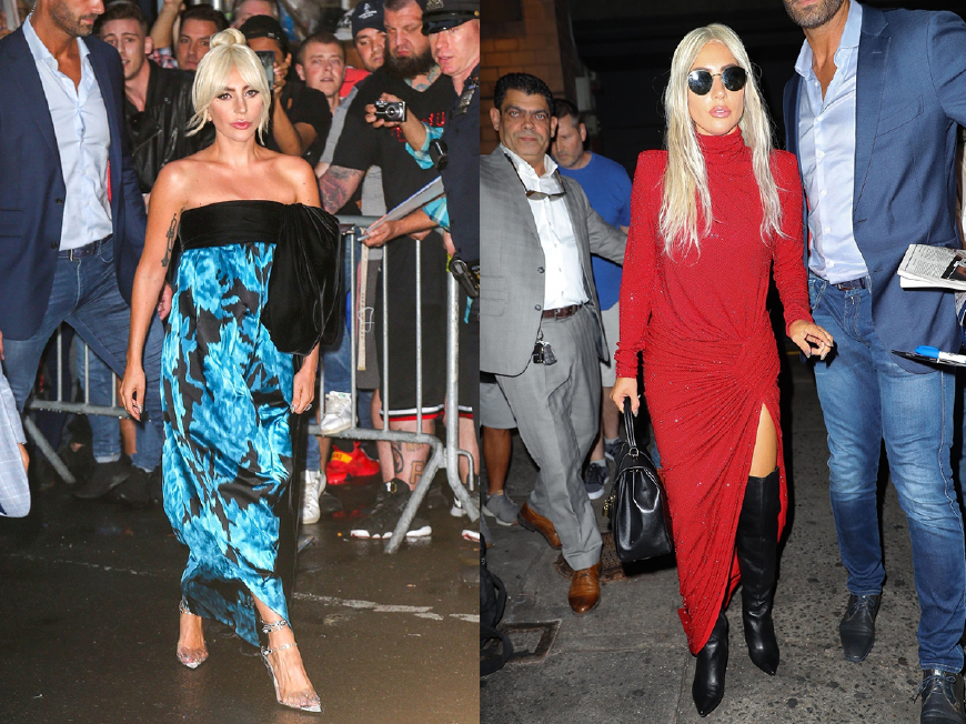 LadyGaga不雷了,穿亮片裙耍帅,又扎丸子头似洋娃娃!