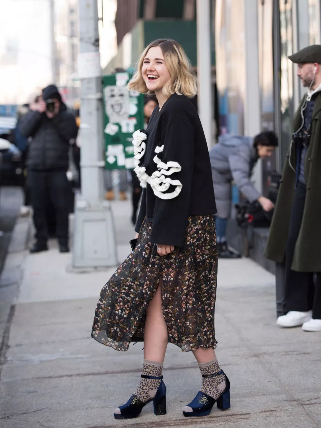 还在露脚踝露袜子高级又时髦,今冬不流行露脚踝了露袜才更时髦