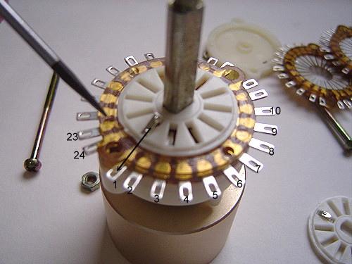 波段开关电位器,步进电位器维修