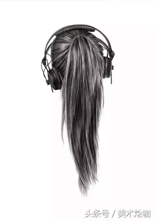 手把手教你画头发,如何三步学会画头发