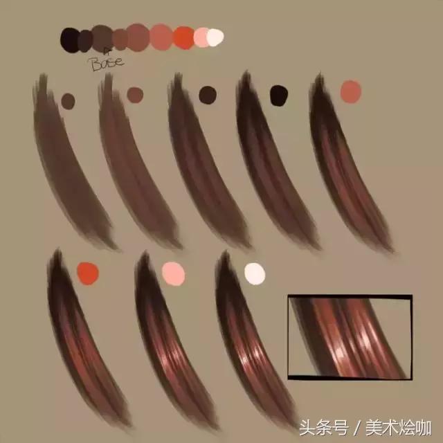 手把手教你画头发,如何三步学会画头发