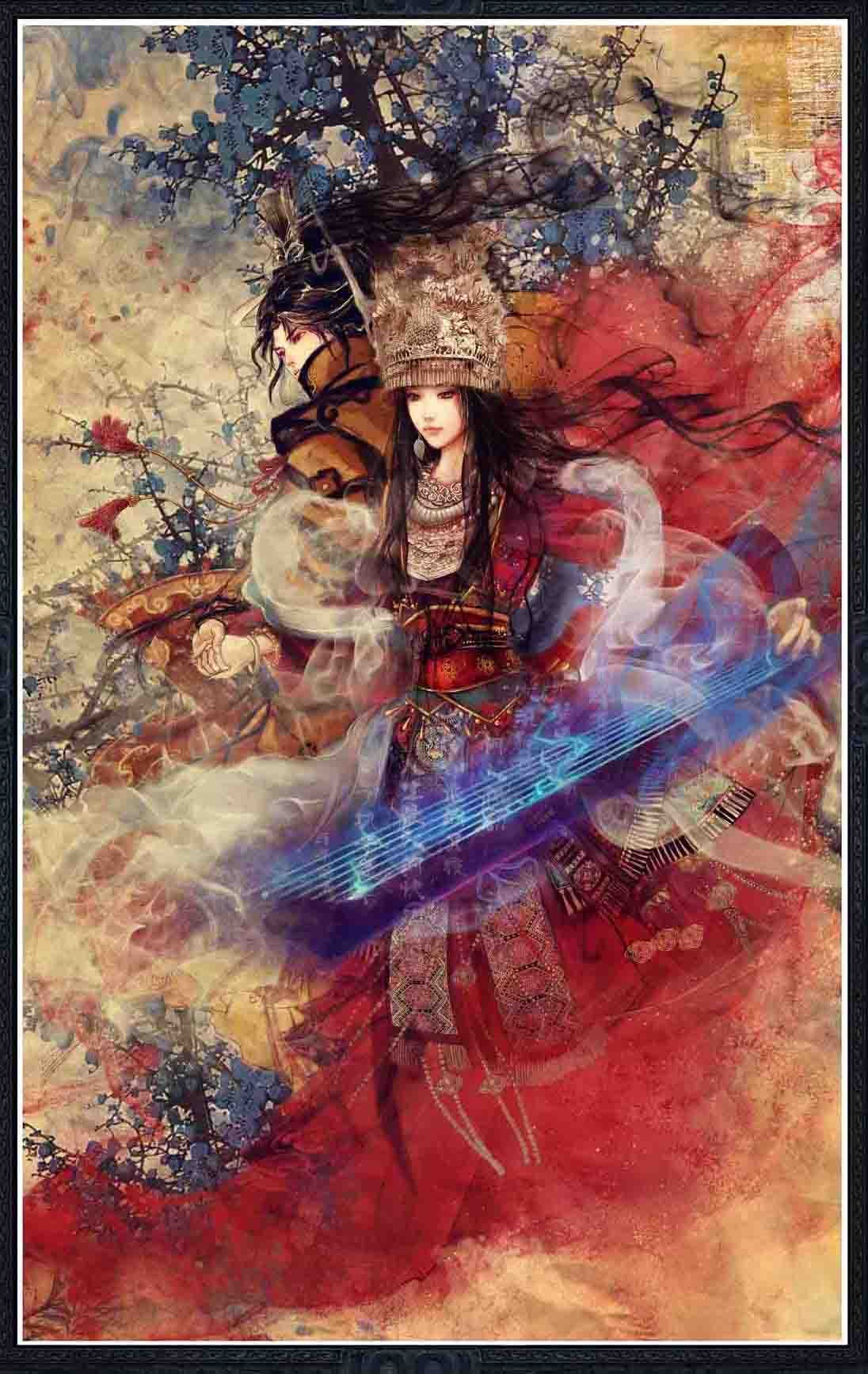 唯美插图手机壁纸,插图壁纸手机超清全面屏