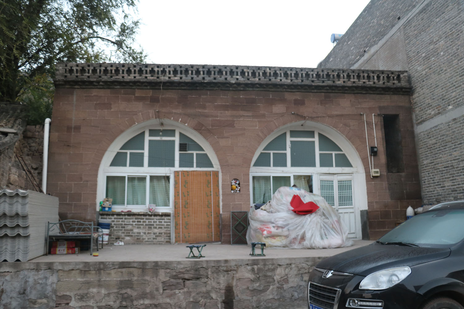 碛口古镇的油条和豆腐脑