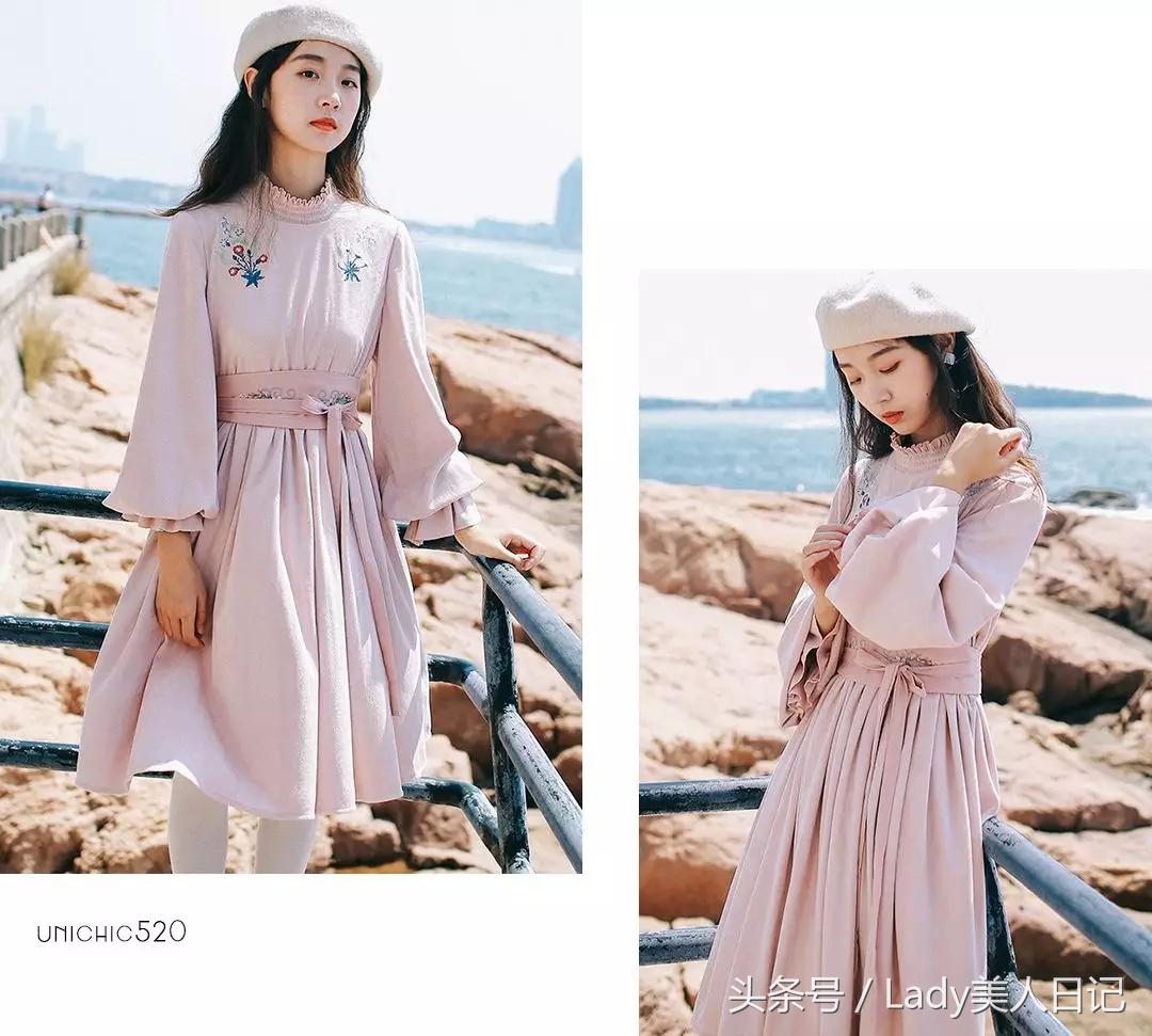 复古风连衣裙夏季轻奢高级感,雪纺连衣裙气质高级感轻奢甜美风