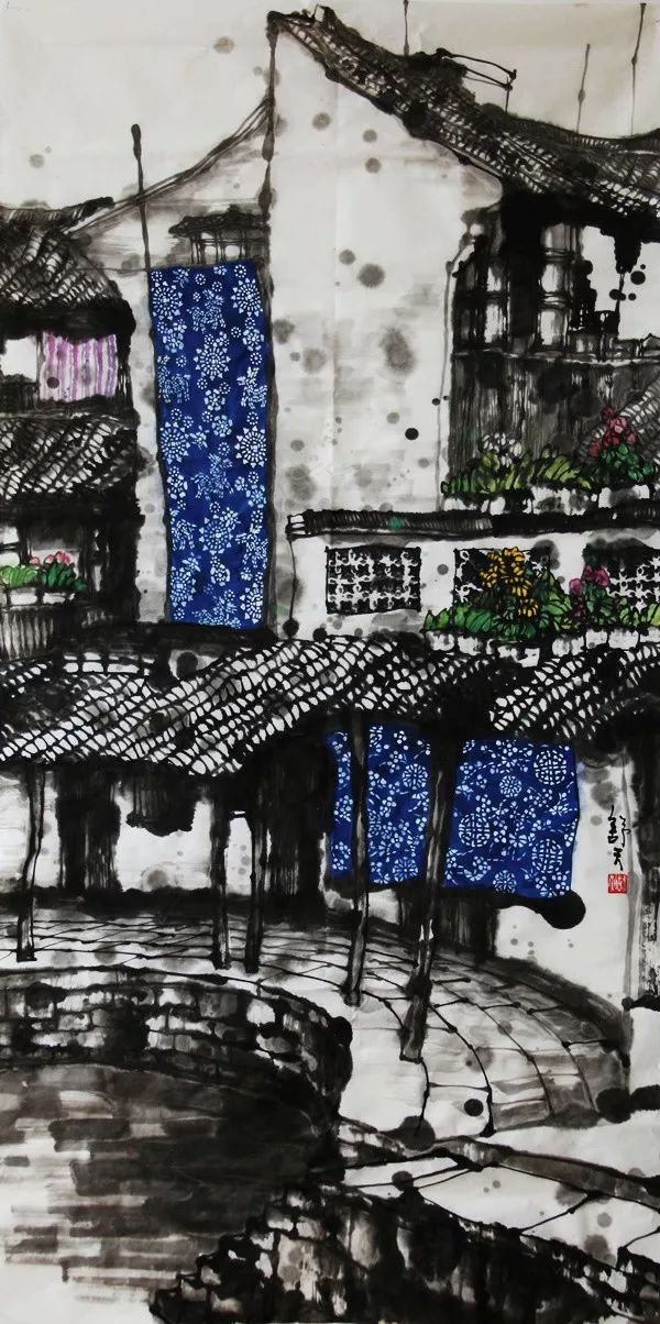 曹天舒水墨画欣赏,曹天舒水墨作品