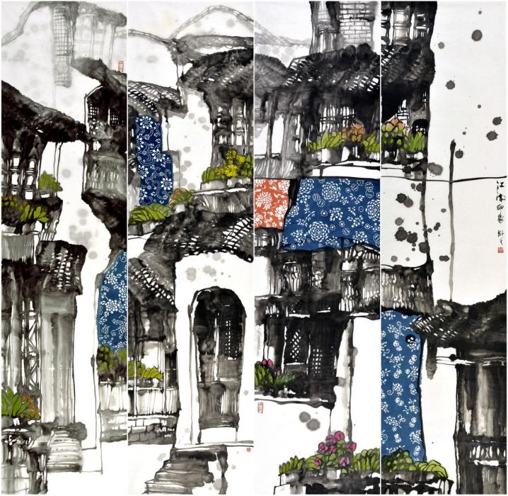 曹天舒水墨画欣赏,曹天舒水墨作品