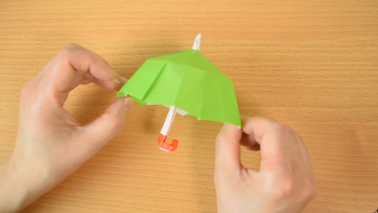 折纸大全简单易折小雨伞,手工折纸怎么折好看小雨伞又简单