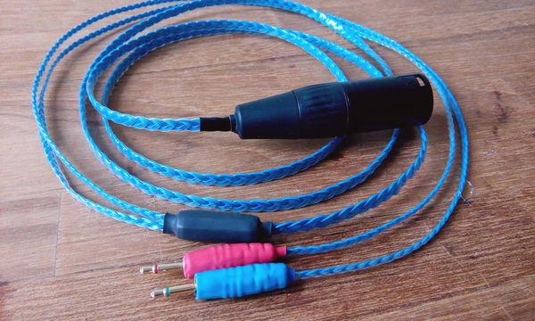 胡桃木耳罩，制作平衡耳机线材，左右声道地线分离效果显著