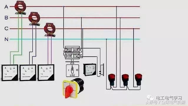 电能表的接线方法详细步骤,电压表电流表电表怎么接线