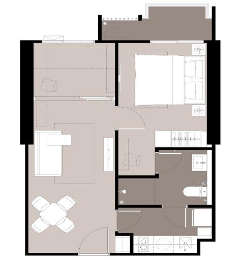 泰国曼谷市中心150万公寓房价,泰国曼谷单价1万轻轨公寓