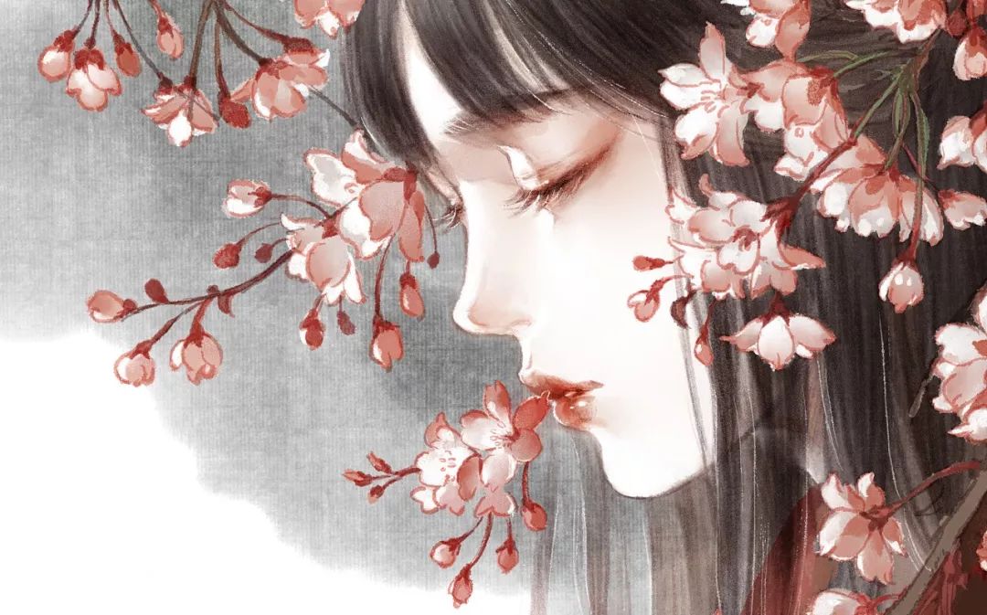 特别惊艳的古风美人画稿,惊艳古风美人手绘